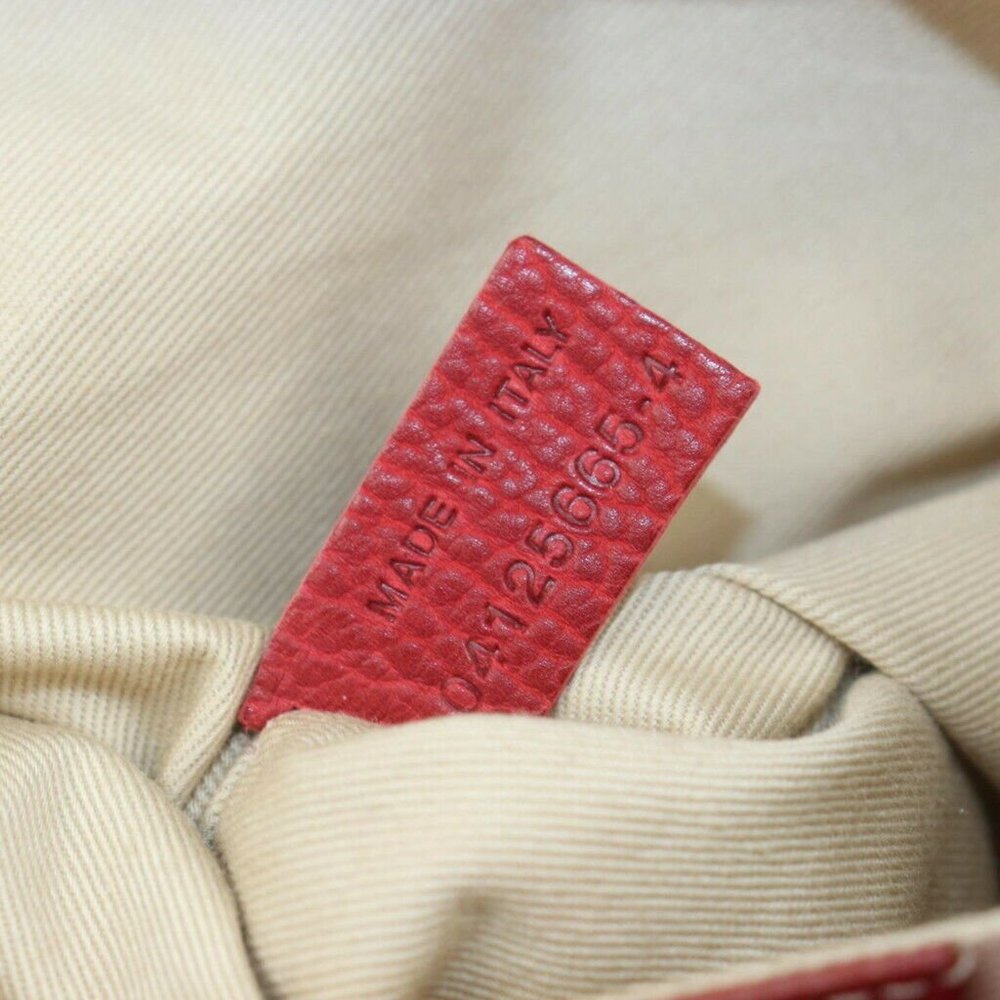 authentic Chloe Shoulder Bag Reds Leather - Picture 10 of 14